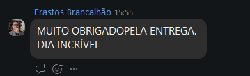 Depoimento de aluna