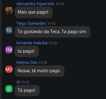 Depoimento de aluna