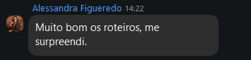 Depoimento de aluna