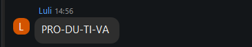Depoimento de aluna